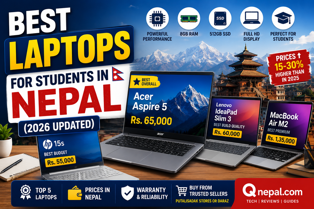 Best laptops for students in Nepal in 2026