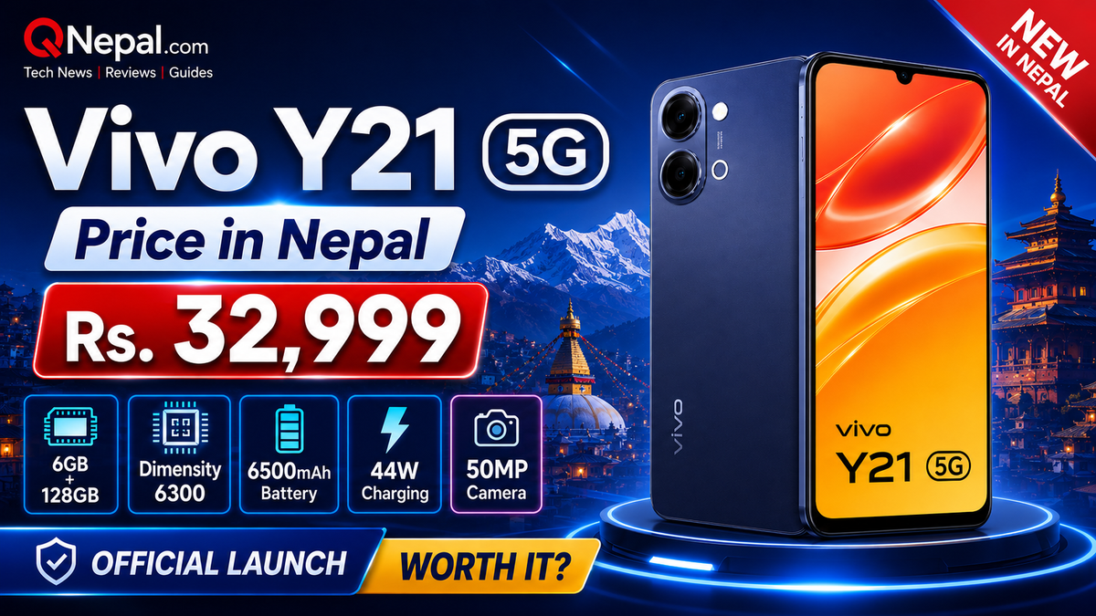 Vivo Y21 5G Price in Nepal, Specs, Availability