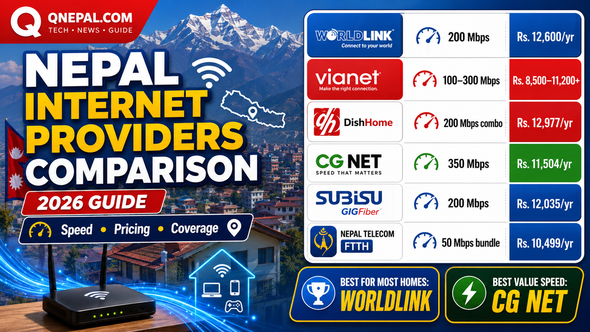 Nepal Internet Providers Comparison (2026 Guide)